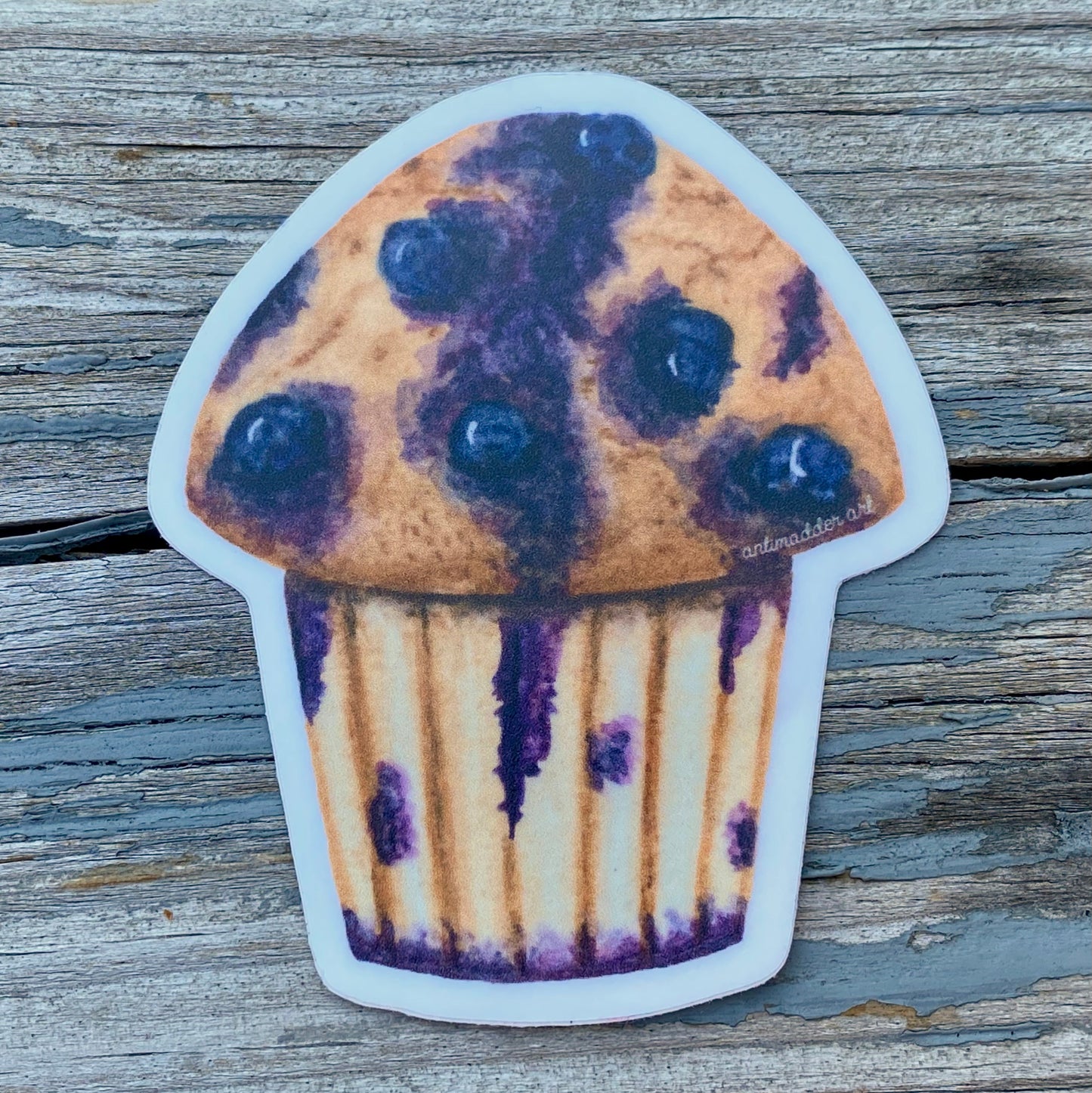 Blueberry Muffin Sticker