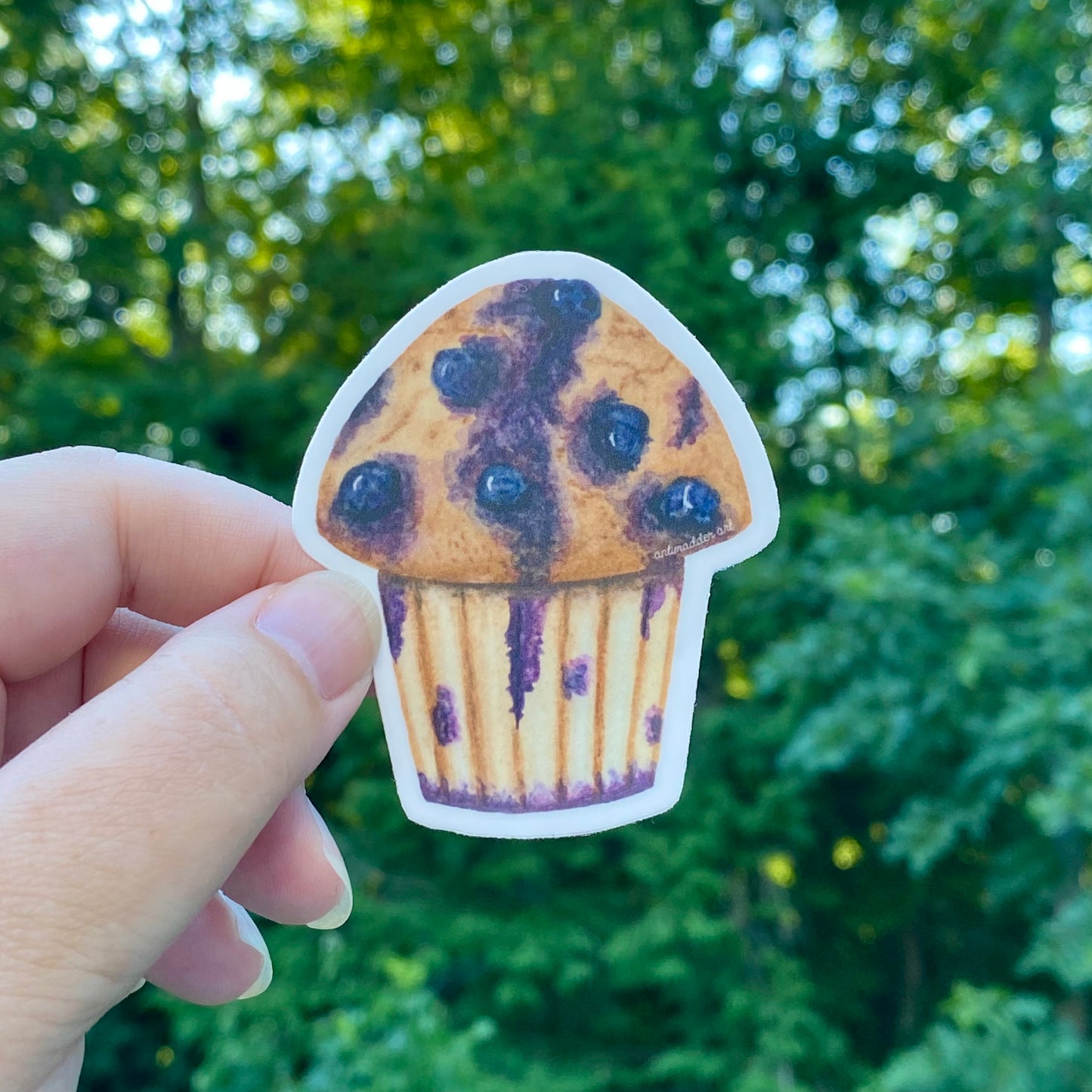Blueberry Muffin Sticker