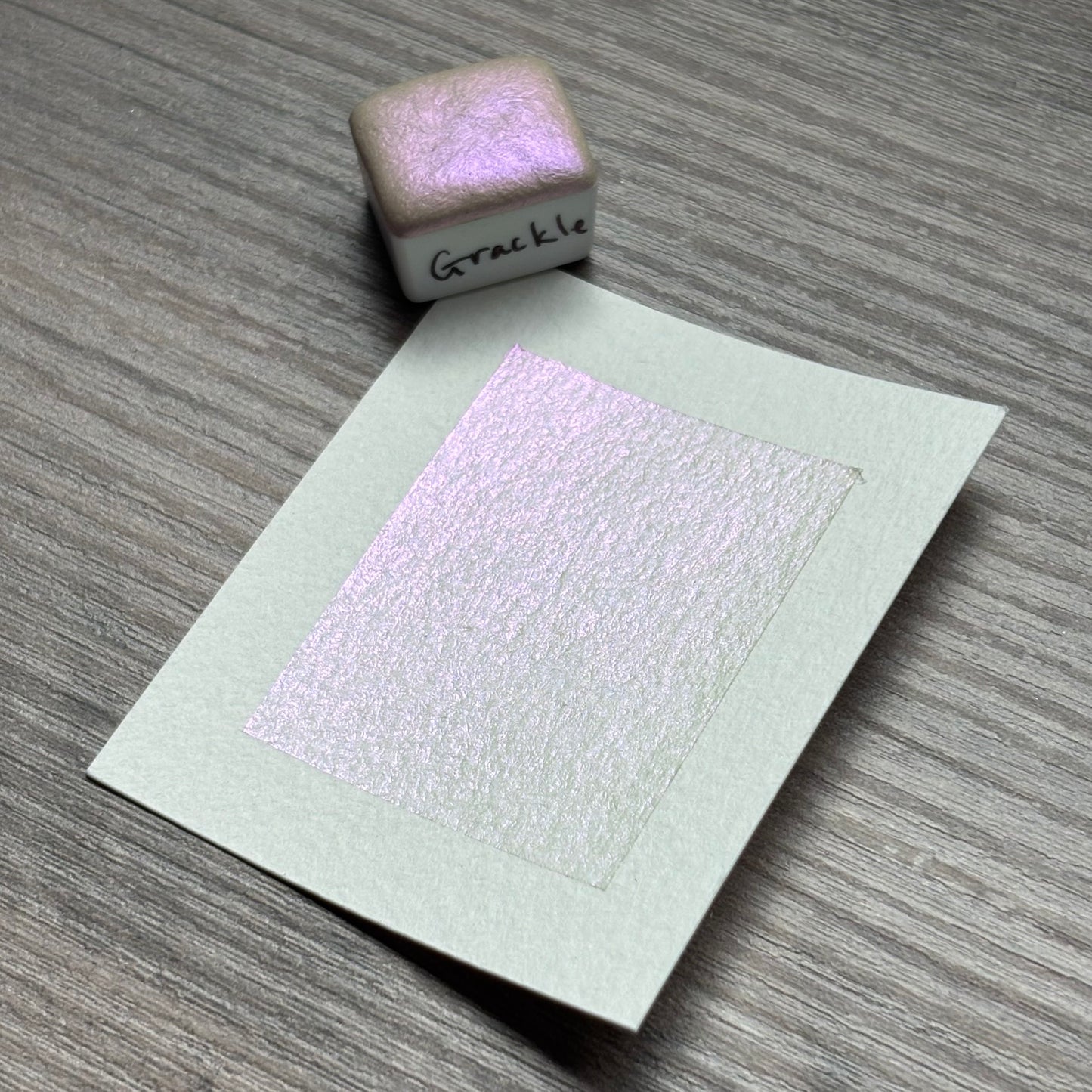 Grackle - Mica Watercolor Paint