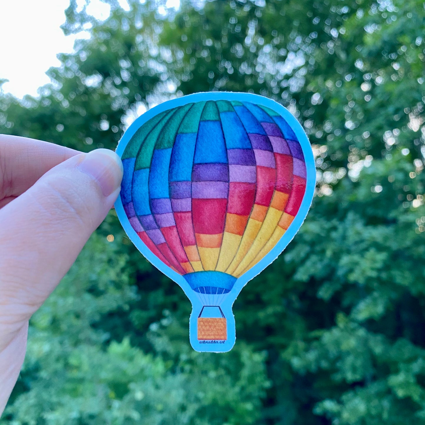 Hot Air Balloon Sticker