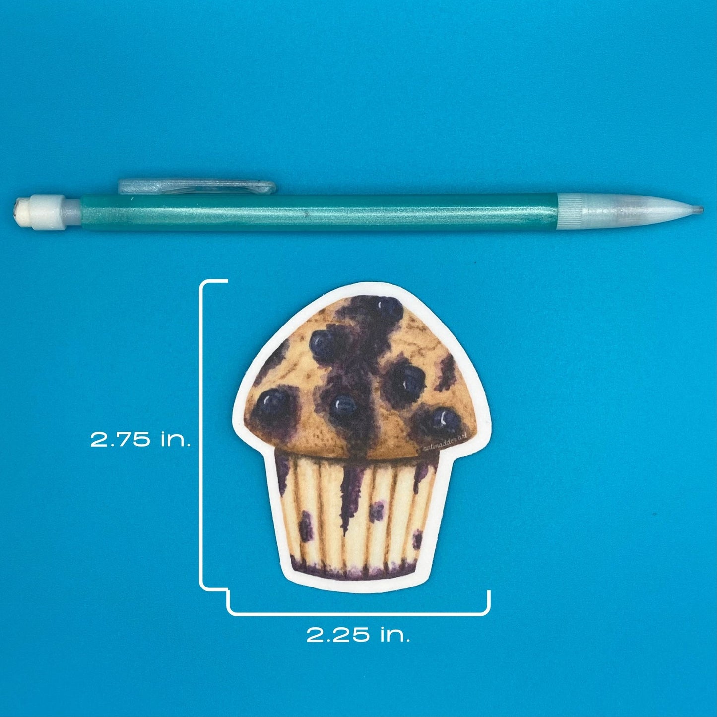 Blueberry Muffin Sticker