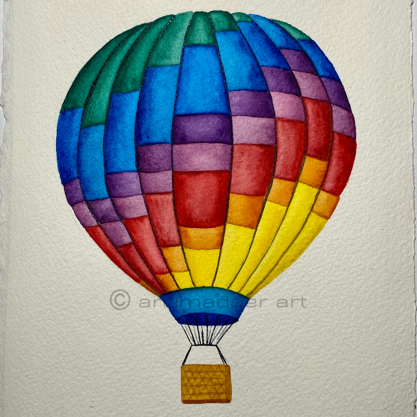 Hot Air Balloon Sticker