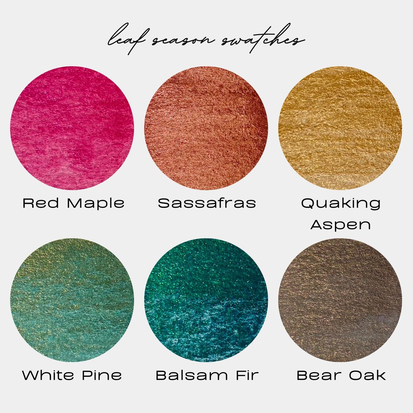 Leaf Season - Set of 6 Watercolors