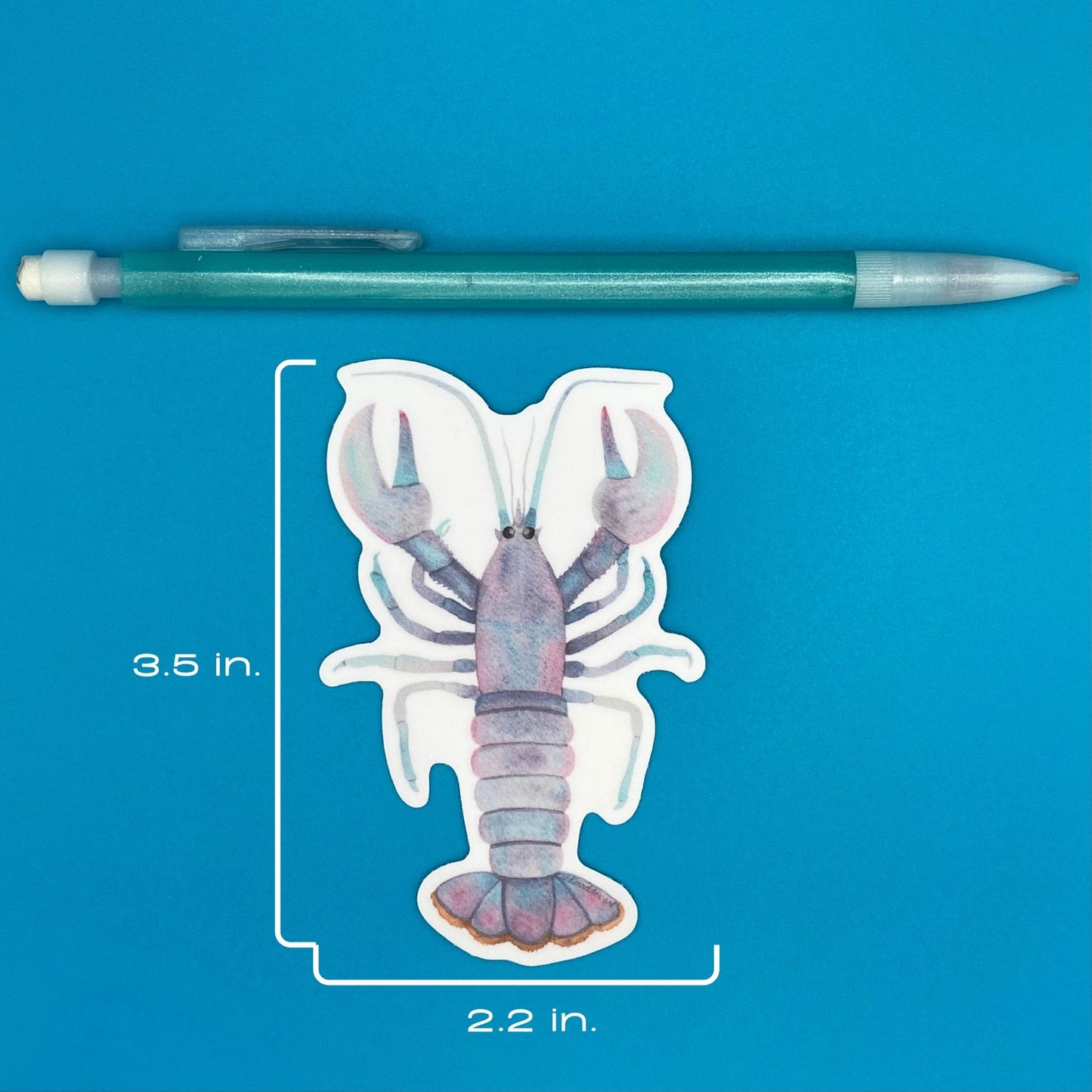 Cotton Candy Lobster Sticker