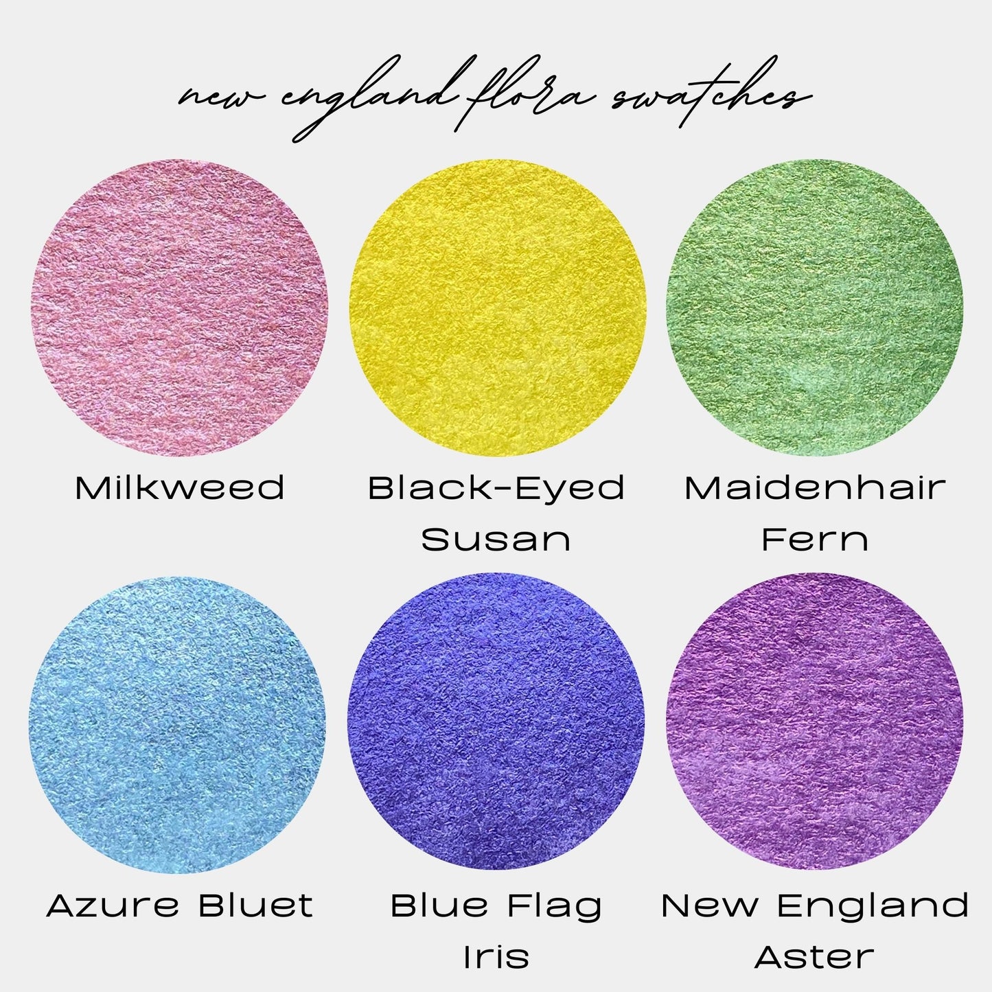 New England Flora Dot Card
