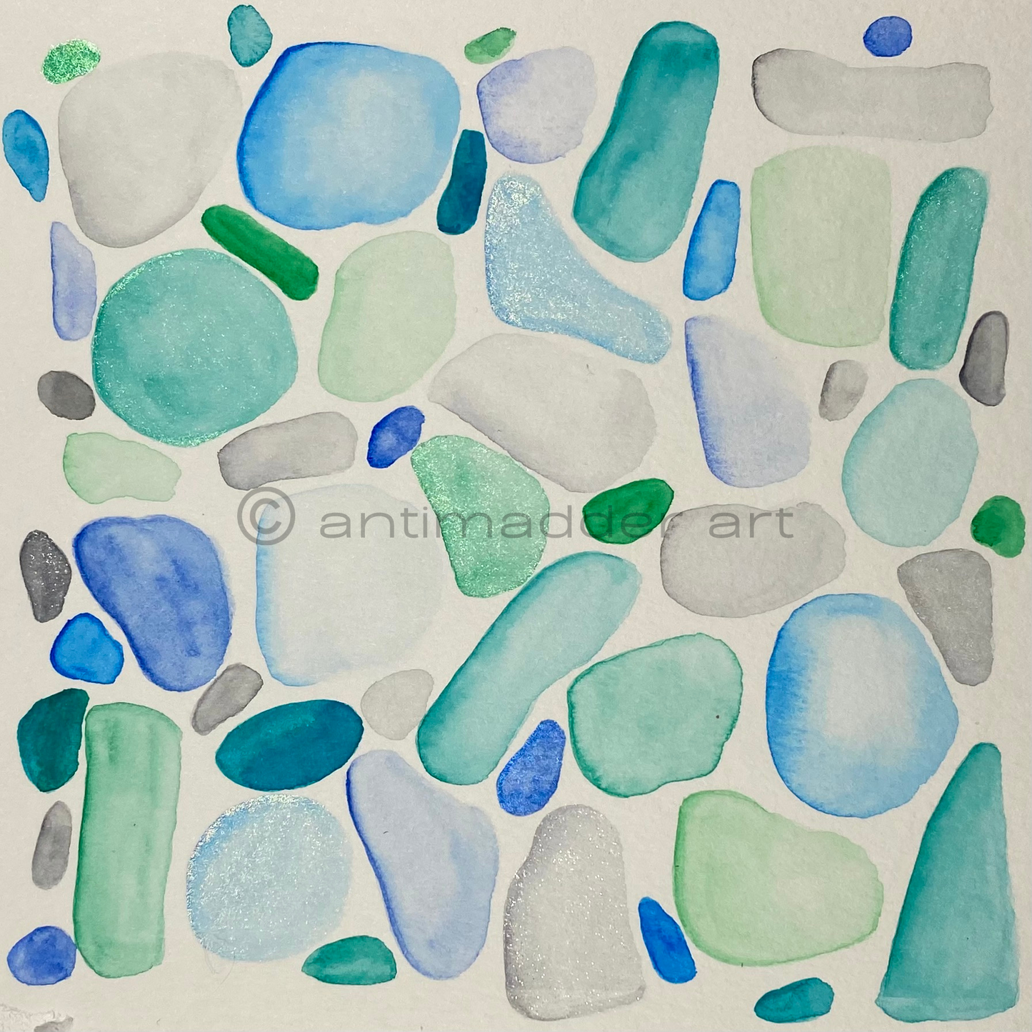 Maine Sea Glass Sticker