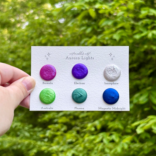 Aurora Lights - Dot Card