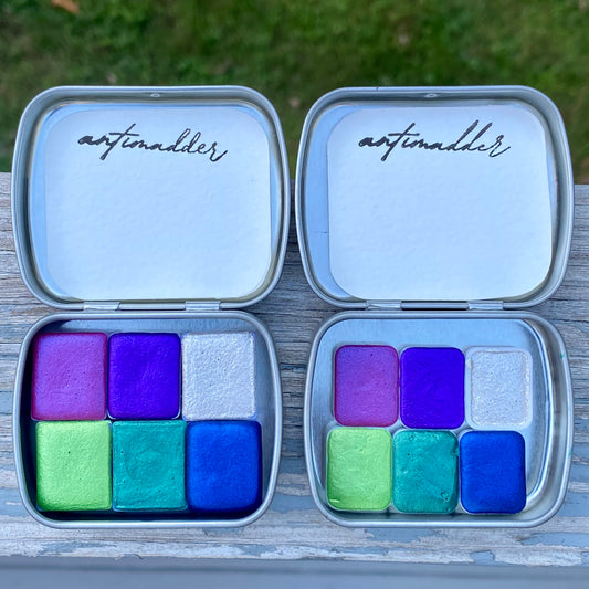 Aurora Lights - Set of 6 Watercolors