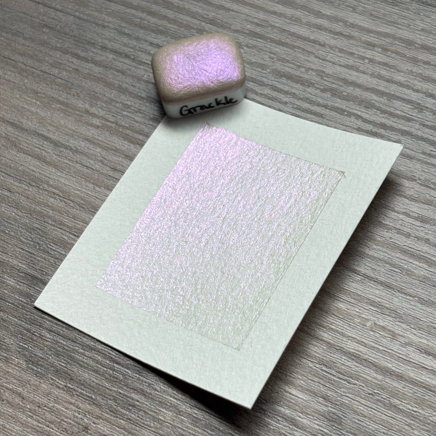 Grackle - Mica Watercolor Paint