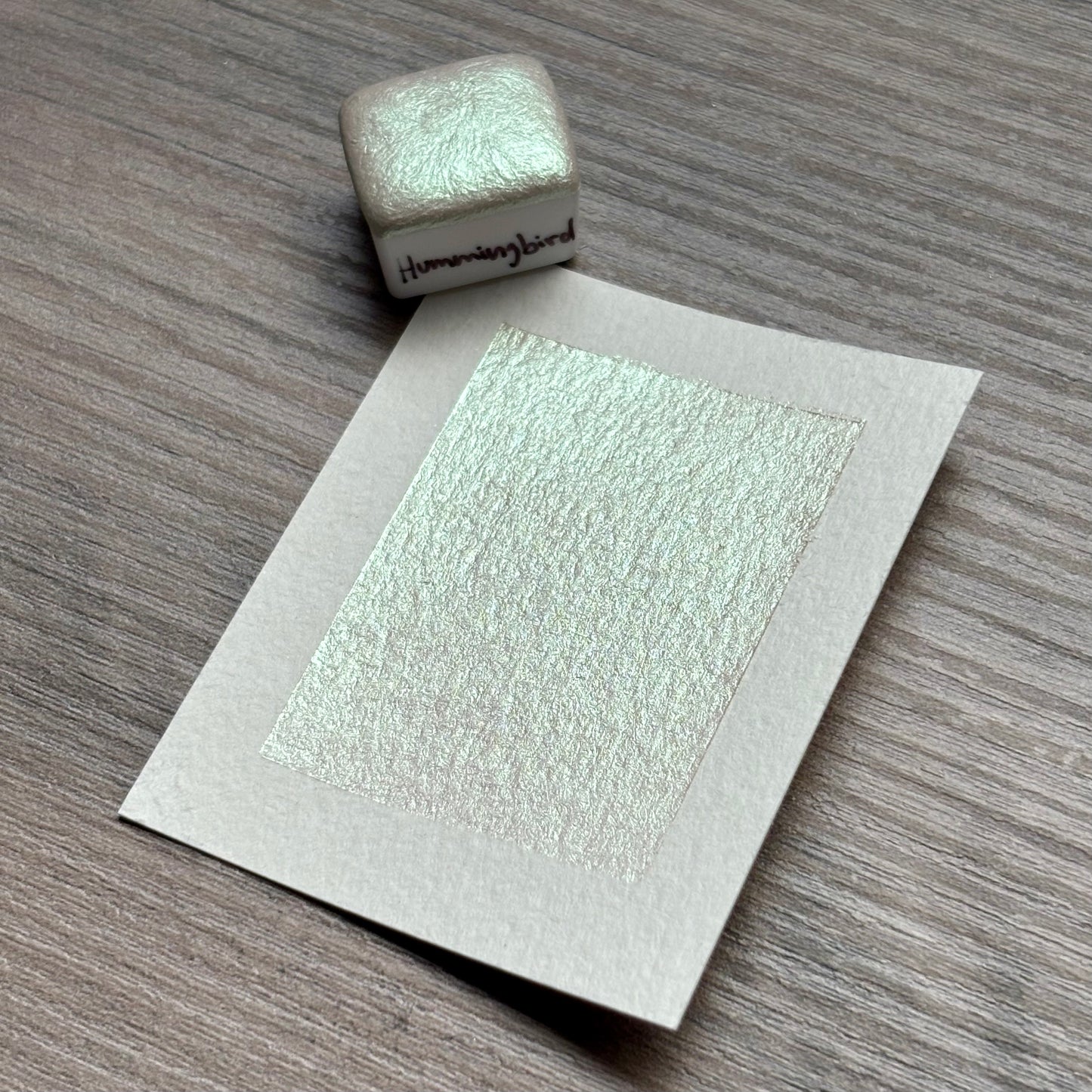 Hummingbird - Mica Watercolor Paint