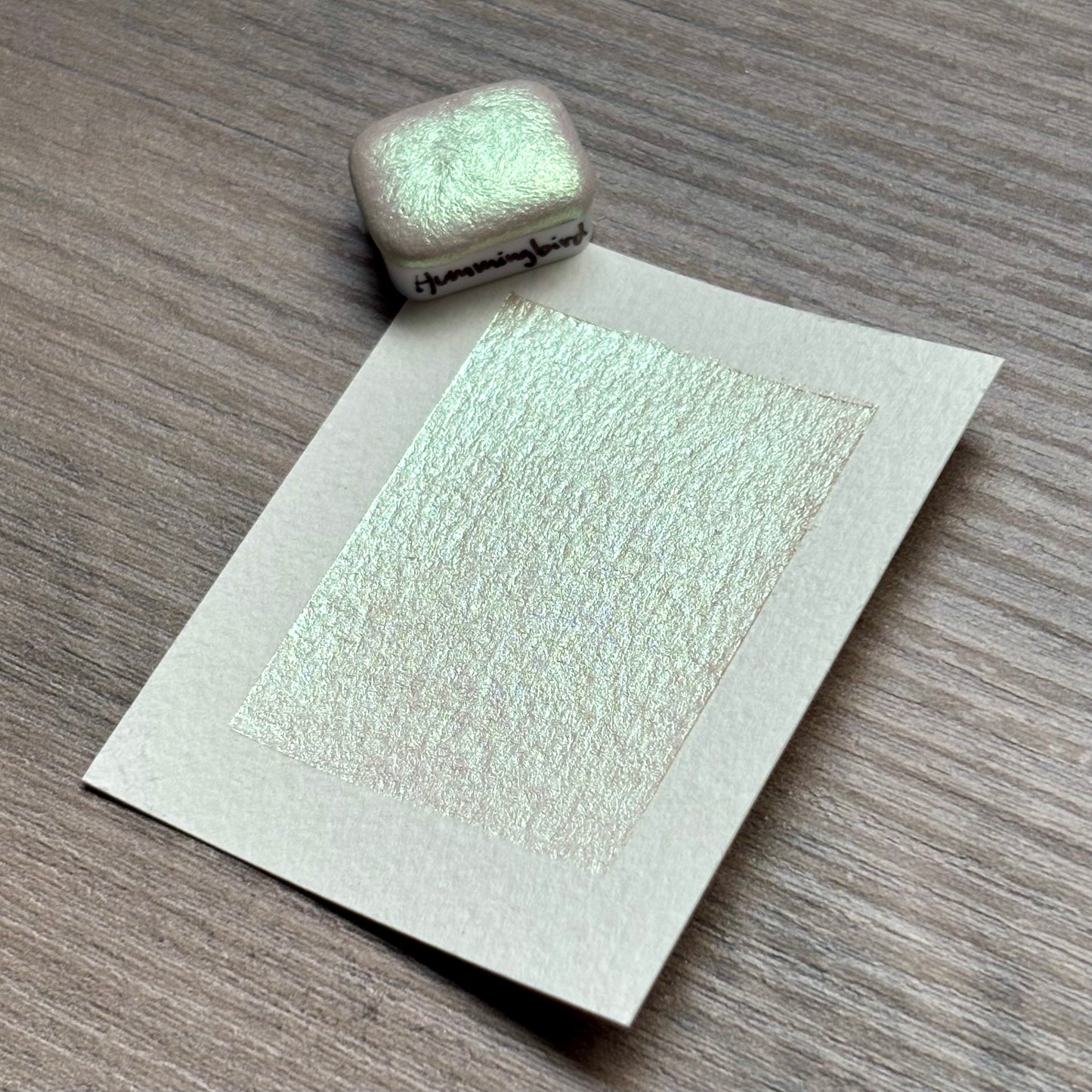 Hummingbird - Mica Watercolor Paint