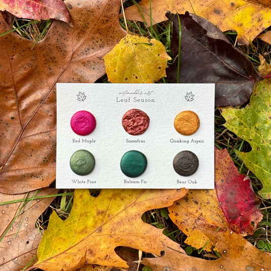Leaf Season Dot Card