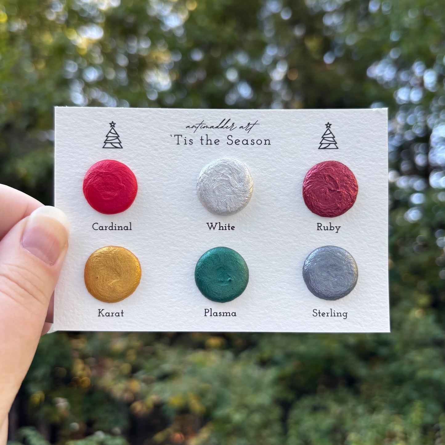 'Tis the Season Dot Card